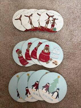 Christmas coasters 12